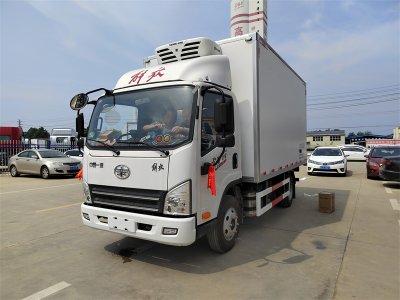 國六 解放虎VN4.2米錫柴130馬力冷藏車(chē)